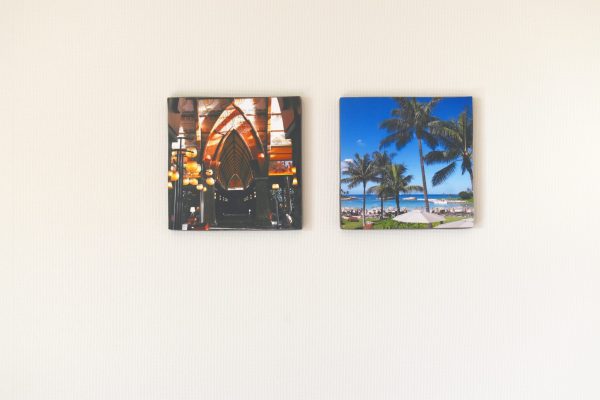 100円ショップの材料で 写真パネル を手作り 正方形はオシャレ度が上がります まごやさ生活